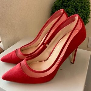 Red Jessica Simpson Pumps